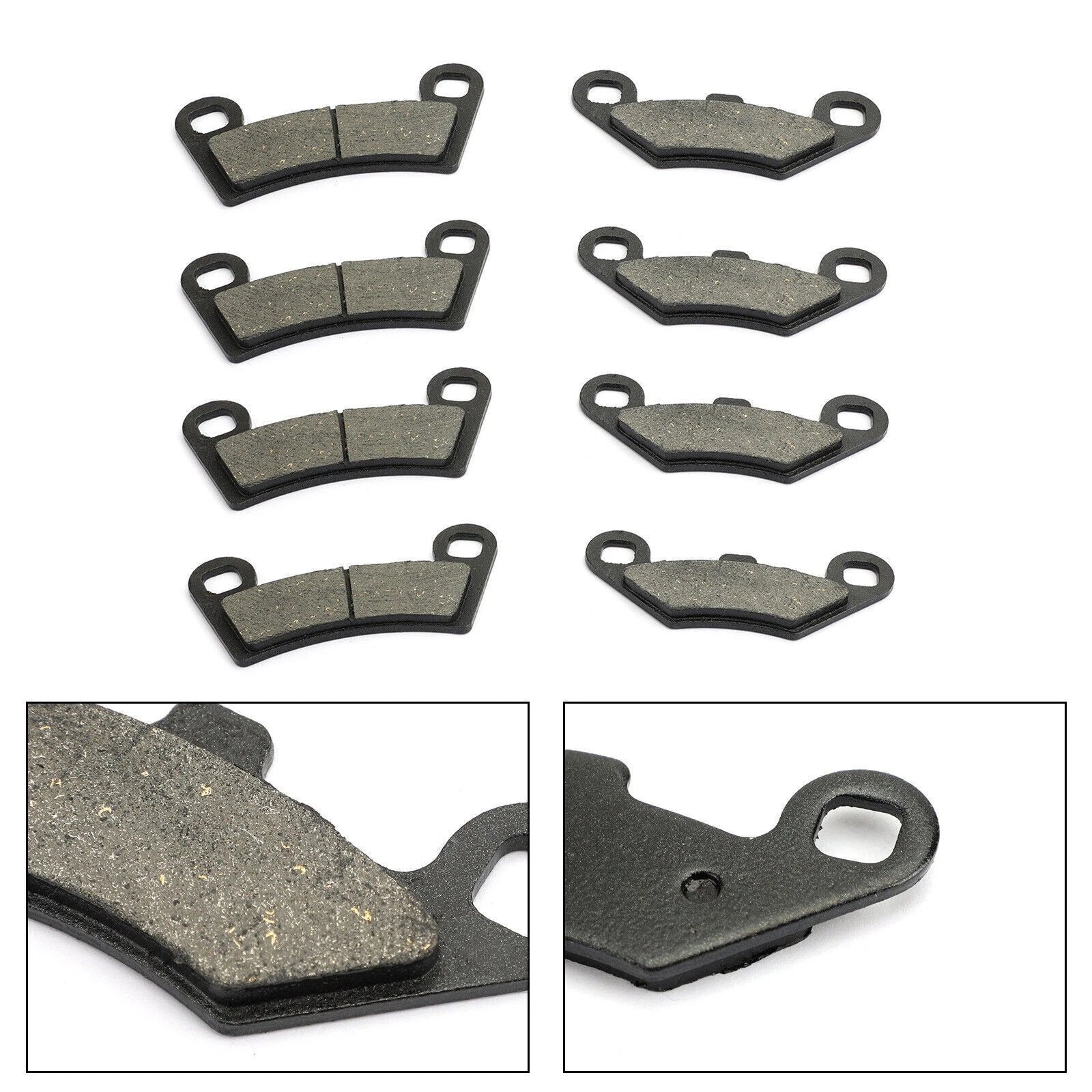 Front & Rear Brake Pads for Polaris RZR 800/RZR 800 S/RZR 800 EPS/RZR UE (2008–2014)