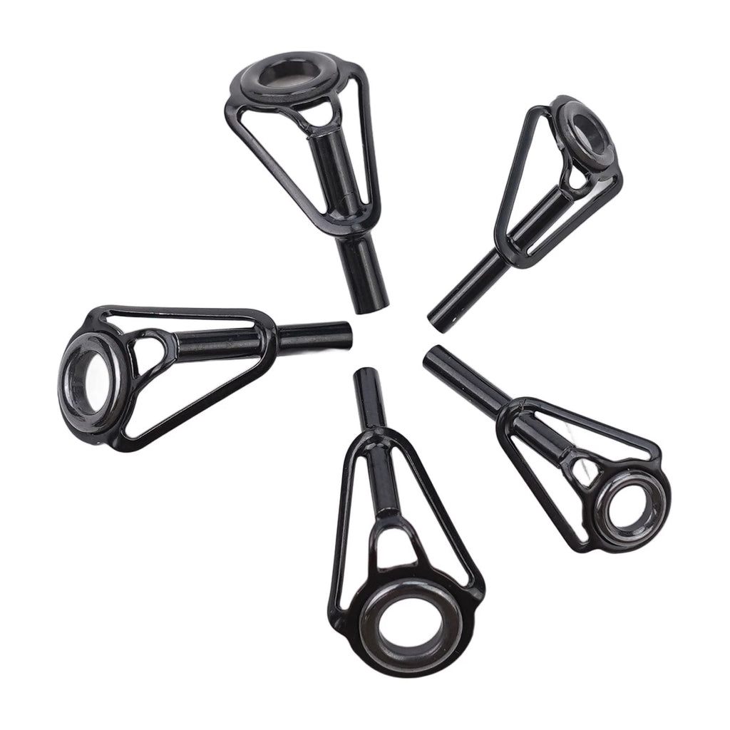 24pcs Ceramic Fishing Rod Guides Line Rings Repair Set