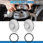 2 x Motorbike Tappet Covers for Honda CB350, CB750, GL1000, VTX1800C