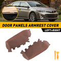 Set of 2 Leather Front Door Panels Armrest Covers for Toyota Avalon (2013â2018)