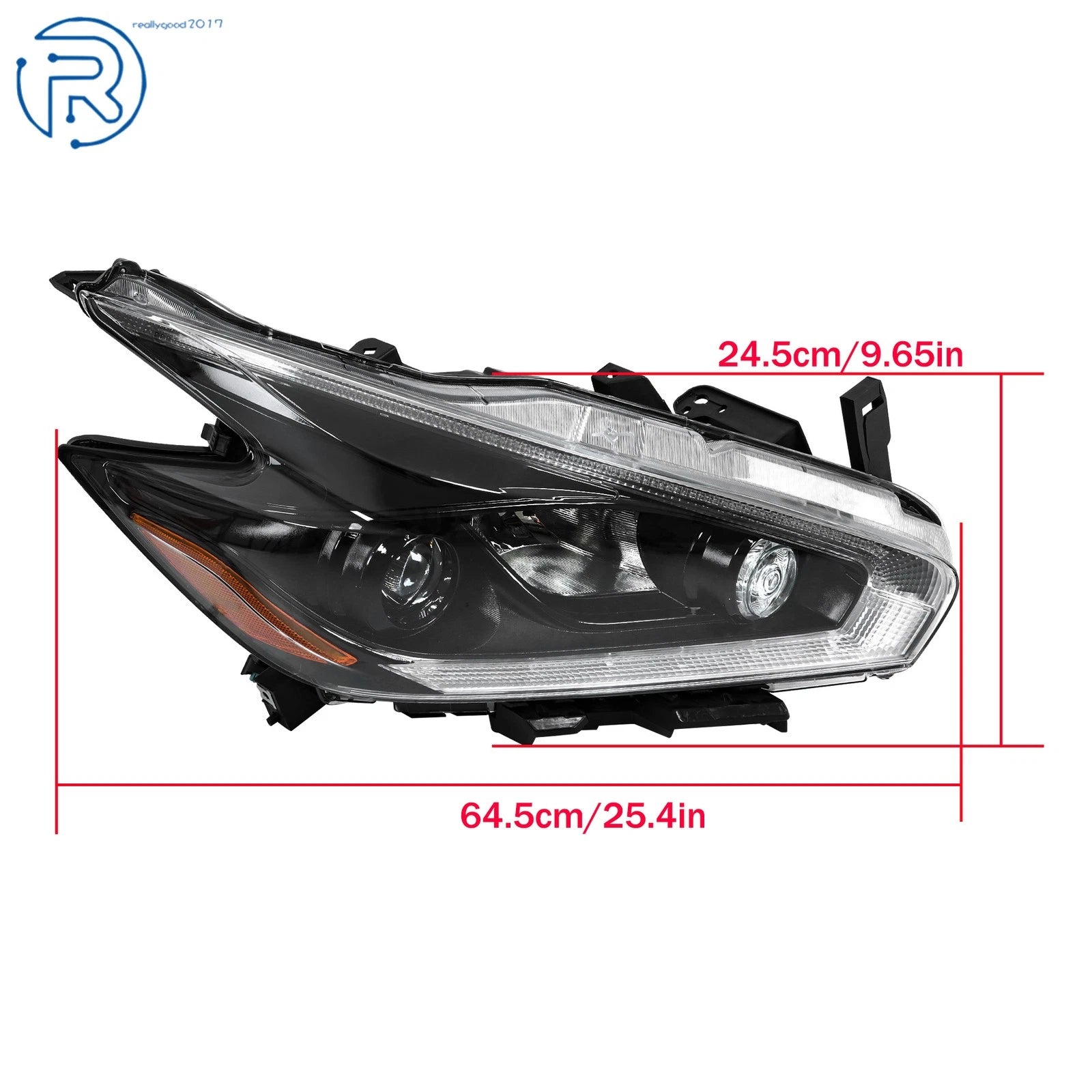 Halogen LED DRL Projector Headlight for Nissan Murano (2018)