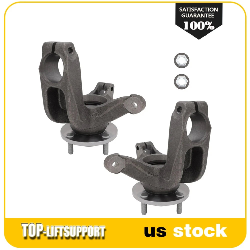 2X Front Steering Knuckle Wheel Bearing Hub for Ford Focus (2006–2011)