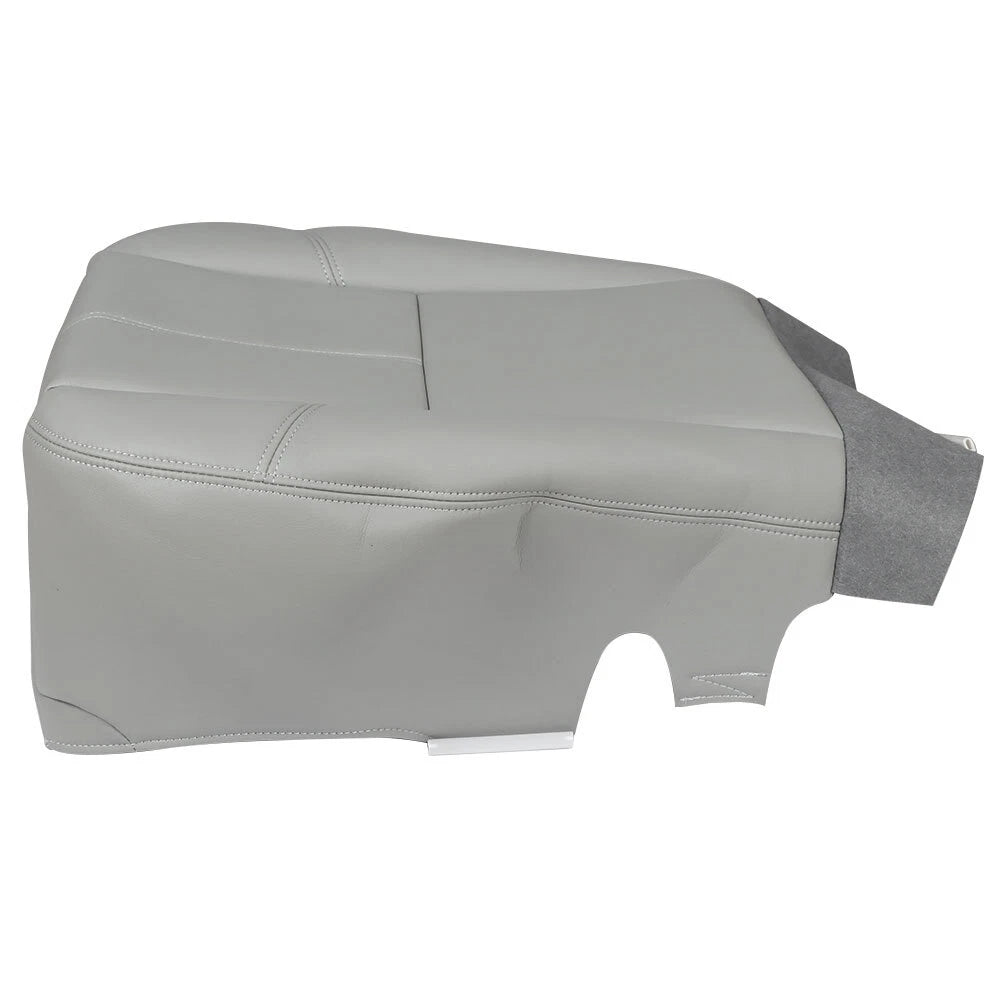 Leather Driver Bottom Seat Cover for Chevy Silverado 1500 2500 3500 (2007–2014)