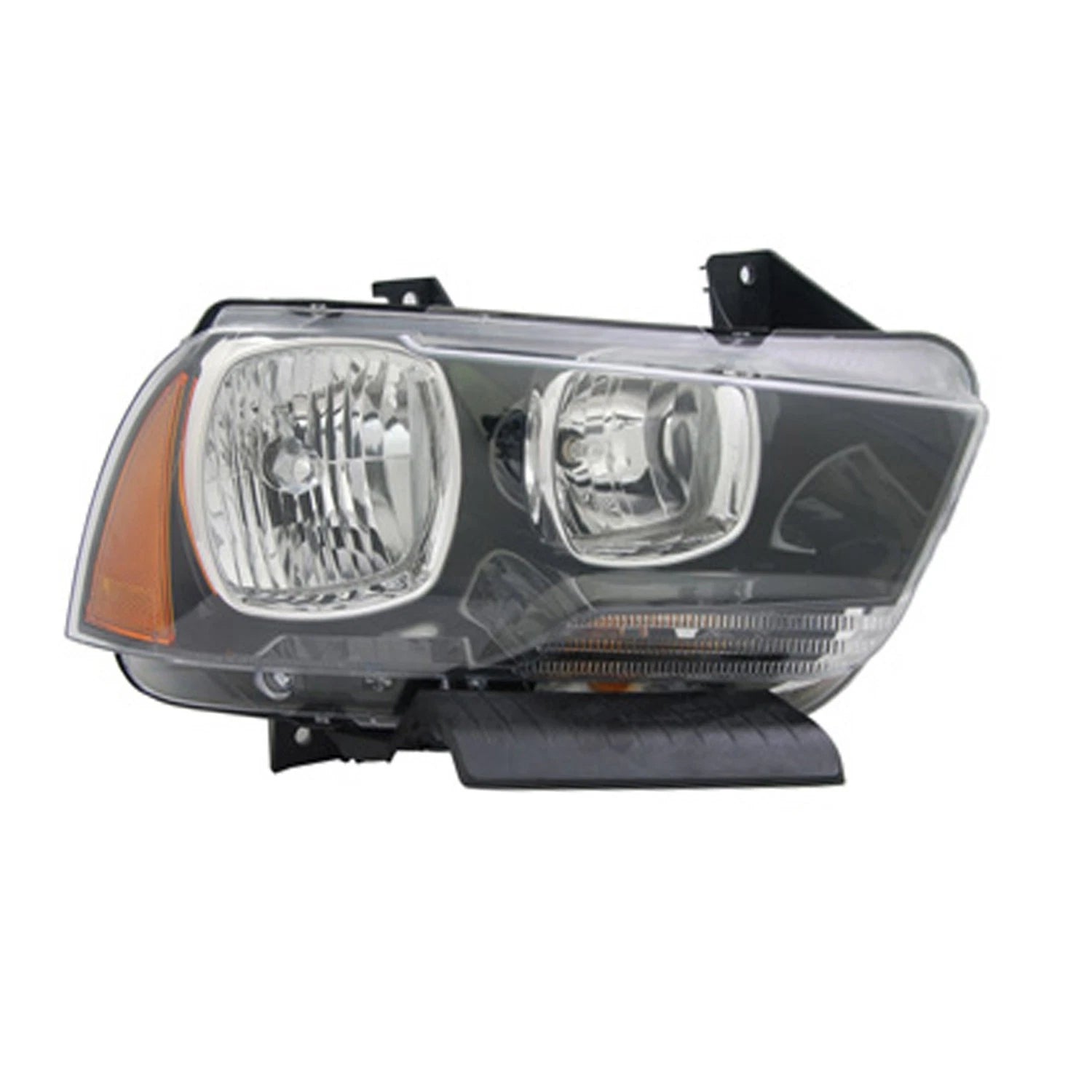 Replacement Passenger Side Halogen Head Light Assembly for 2011-2014 Dodge Charger