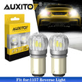 2X 1157 White LED Bulbs for Back Up Reverse Light (6000K)