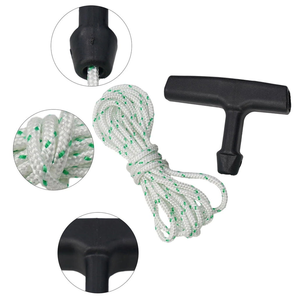 Pull Handle Starter Rope for Lawnmower (Replacement Part)