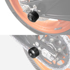 Rear Swingarm Spool Slider for KTM 125/250 Duke RC 125 (2022–2024)