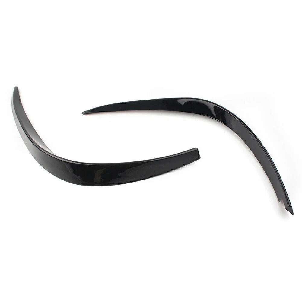 Black Front Bumper Splitter Spoiler Canard for Mercedes A-Class A260 (2019-2023)