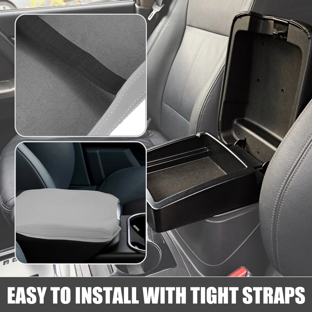 Center Console Armrest Cover Pad for Toyota Camry Hybrid (2012–2017) Gray