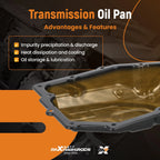 Transmission Oil Pan Kit with Oil Filter Gasket for Jeep Wrangler (2007–2018)