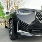Gloss Black Bumper Side Vent Louver Covers for BMW X3 G45 M-Sport (2025–2025)