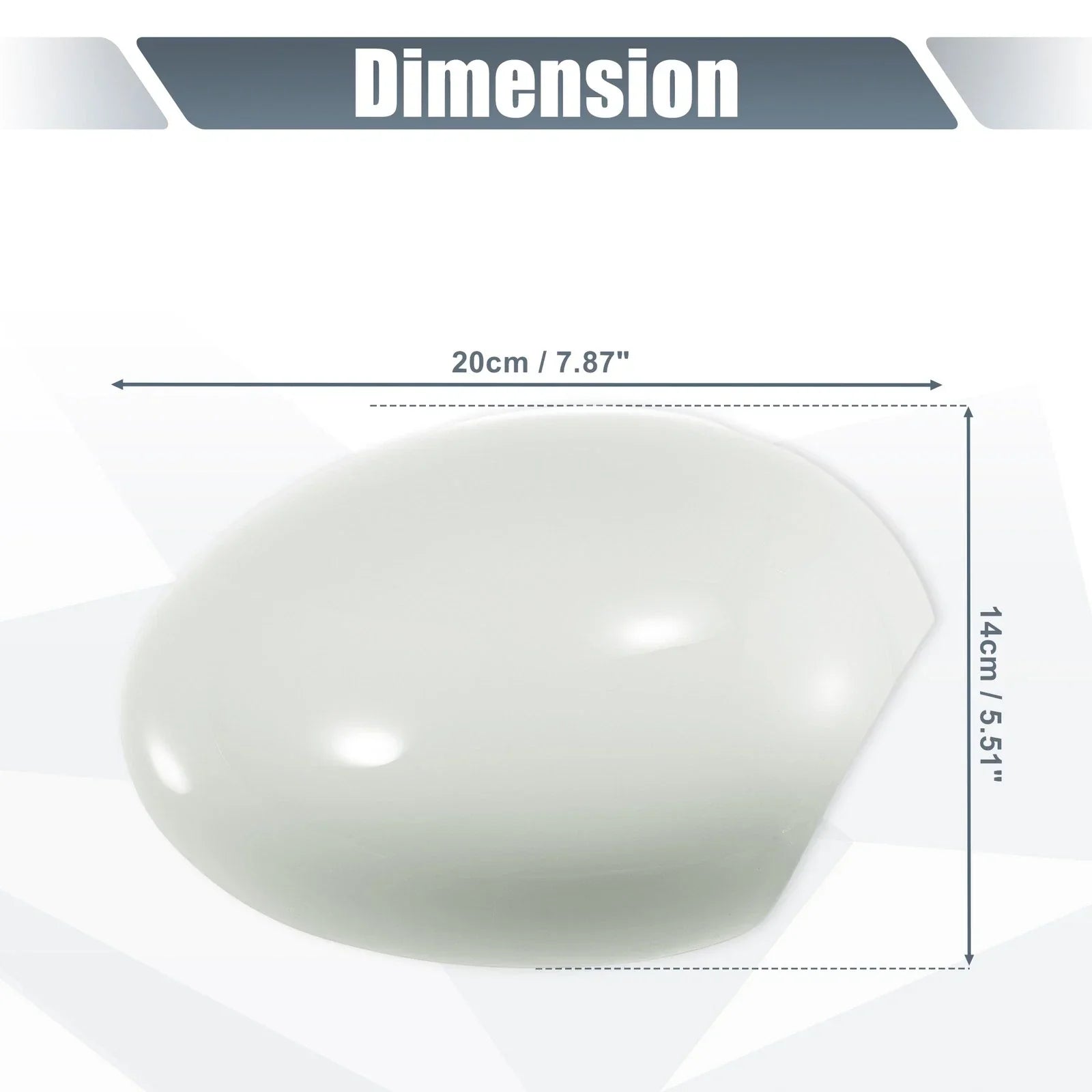 Mirror Cover Right Side White for BMW Mini Clubman R55 Hatchback Cooper R56