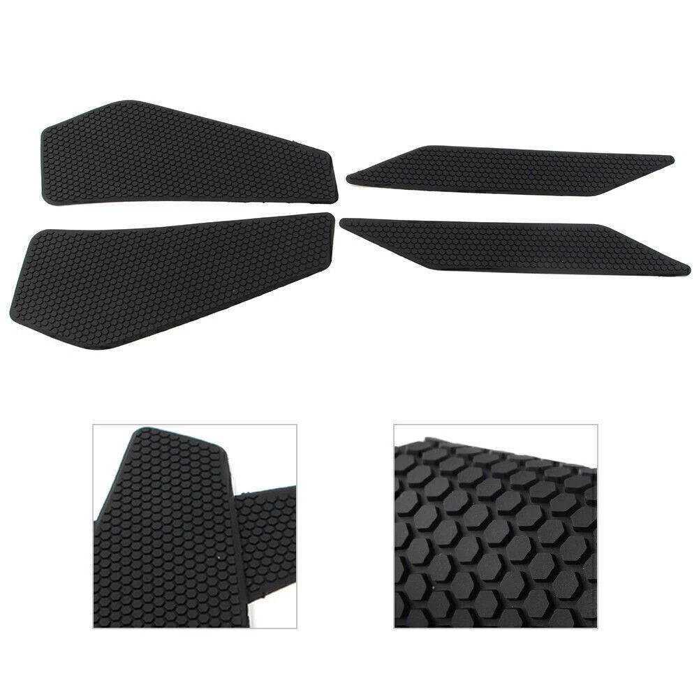Set of 4 Side Tank Traction Grip Pads for Kawasaki Ninja 400 (2018–2021)