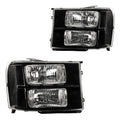 Headlight Assemblies for GMC Sierra 1500 & HD (2007–2014) Halogen