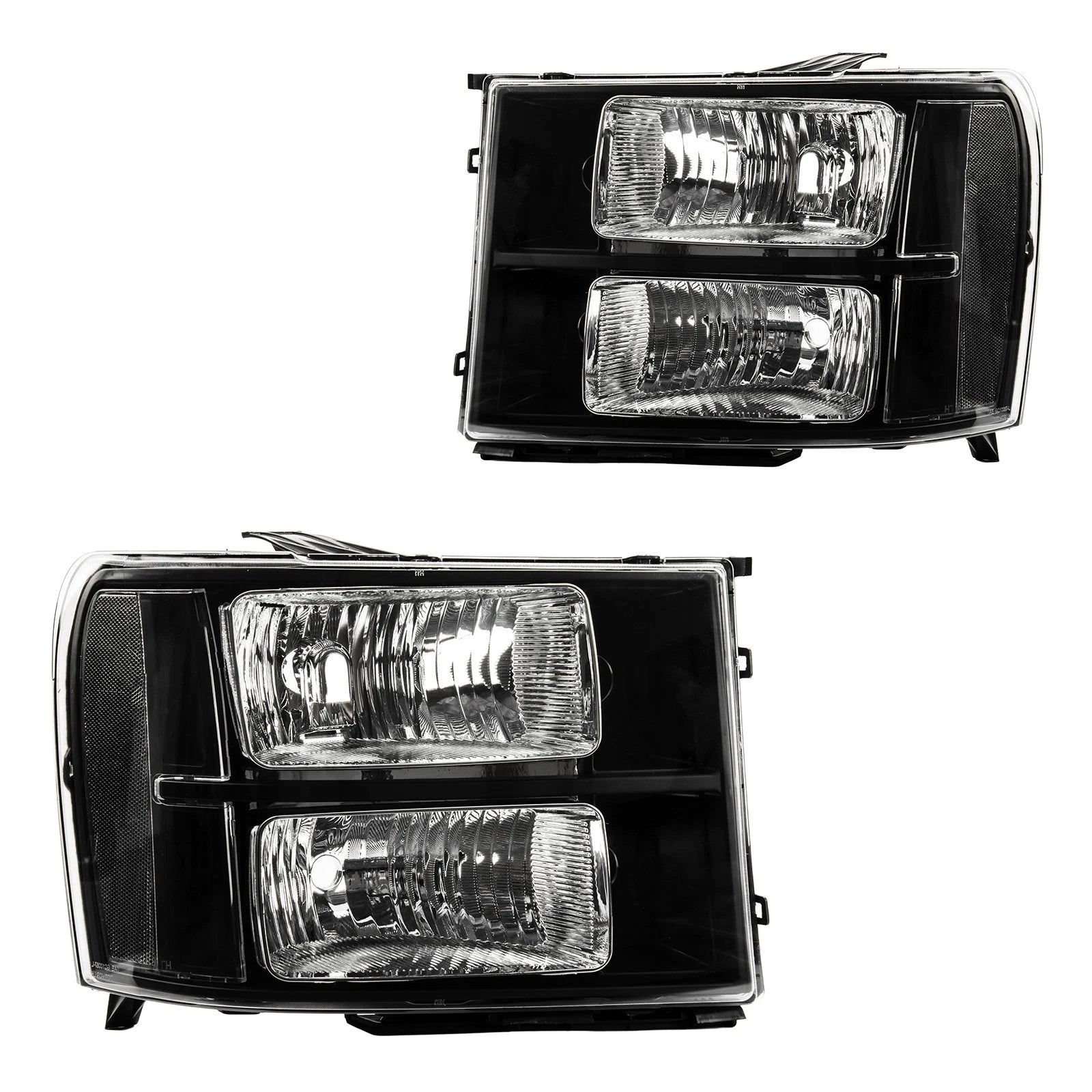 Headlight Assemblies for GMC Sierra 1500 & HD (2007–2014) Halogen