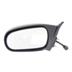 Set of 2 Manual Remote Mirrors for Honda Civic Sedan (1996–2000) Textured Black