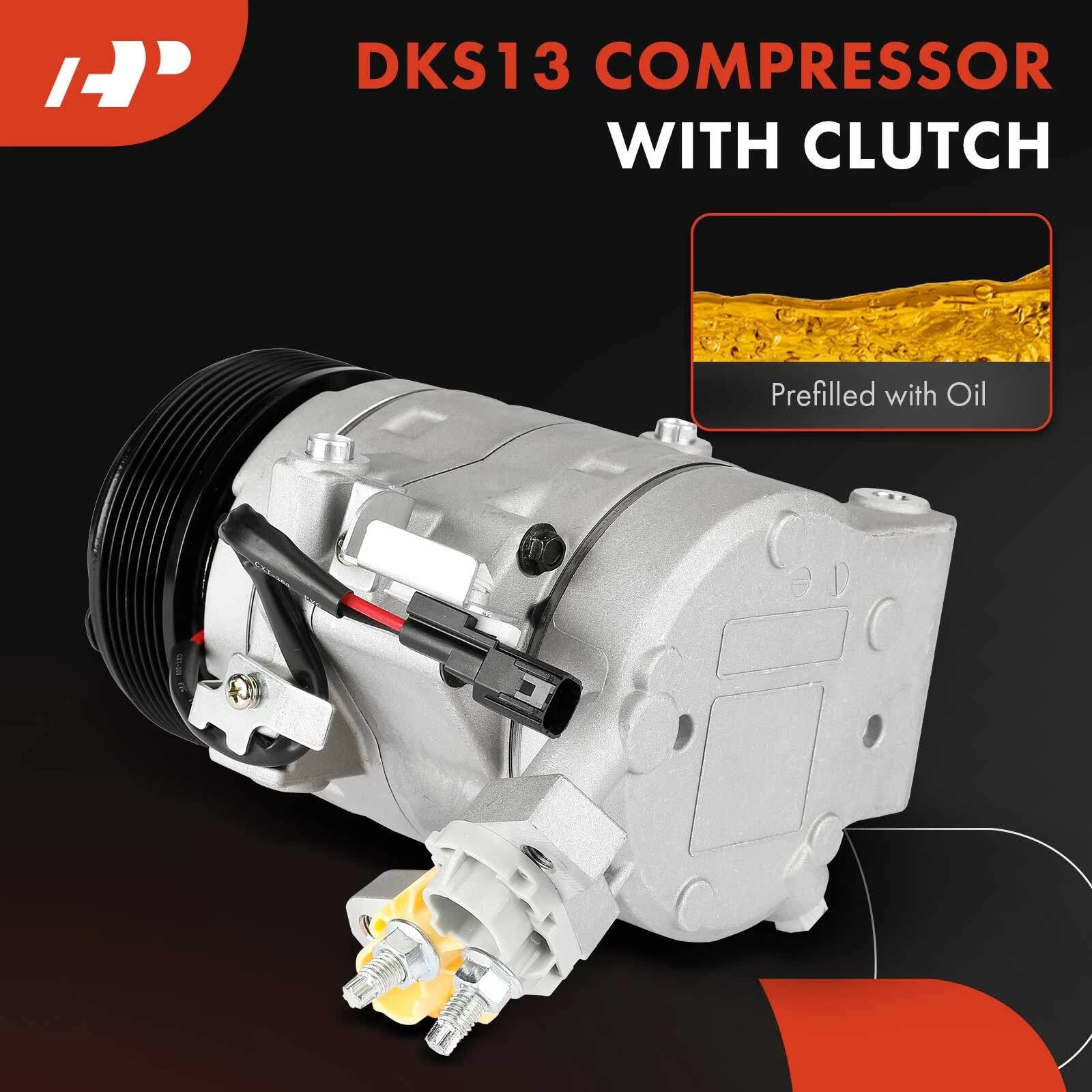 A/C Compressor with Clutch for Ford Ranger (2017-2018)
