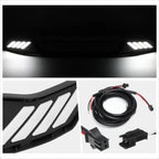 Vertical Slat Front Bumper Grille with L-Shape LED Bar for Chevy Silverado 1500 (2014–2015)