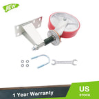 Set of 4 8 Inch Gate Castor Wheels for Fence Gate (360 Degree)