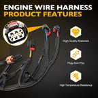 Injector Wiring Harness for Ram 1500, Jeep Wrangler (2012-2024)
