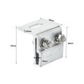 Set of 4 Standing Seam Solar Mounting Clamps for Universal Applications