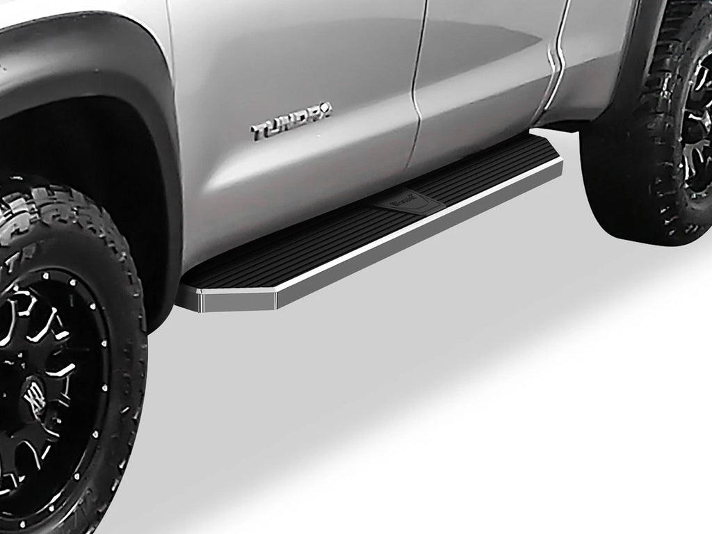 Set of 2 Polished 6" Side Steps for Toyota Tundra (2007–2021)