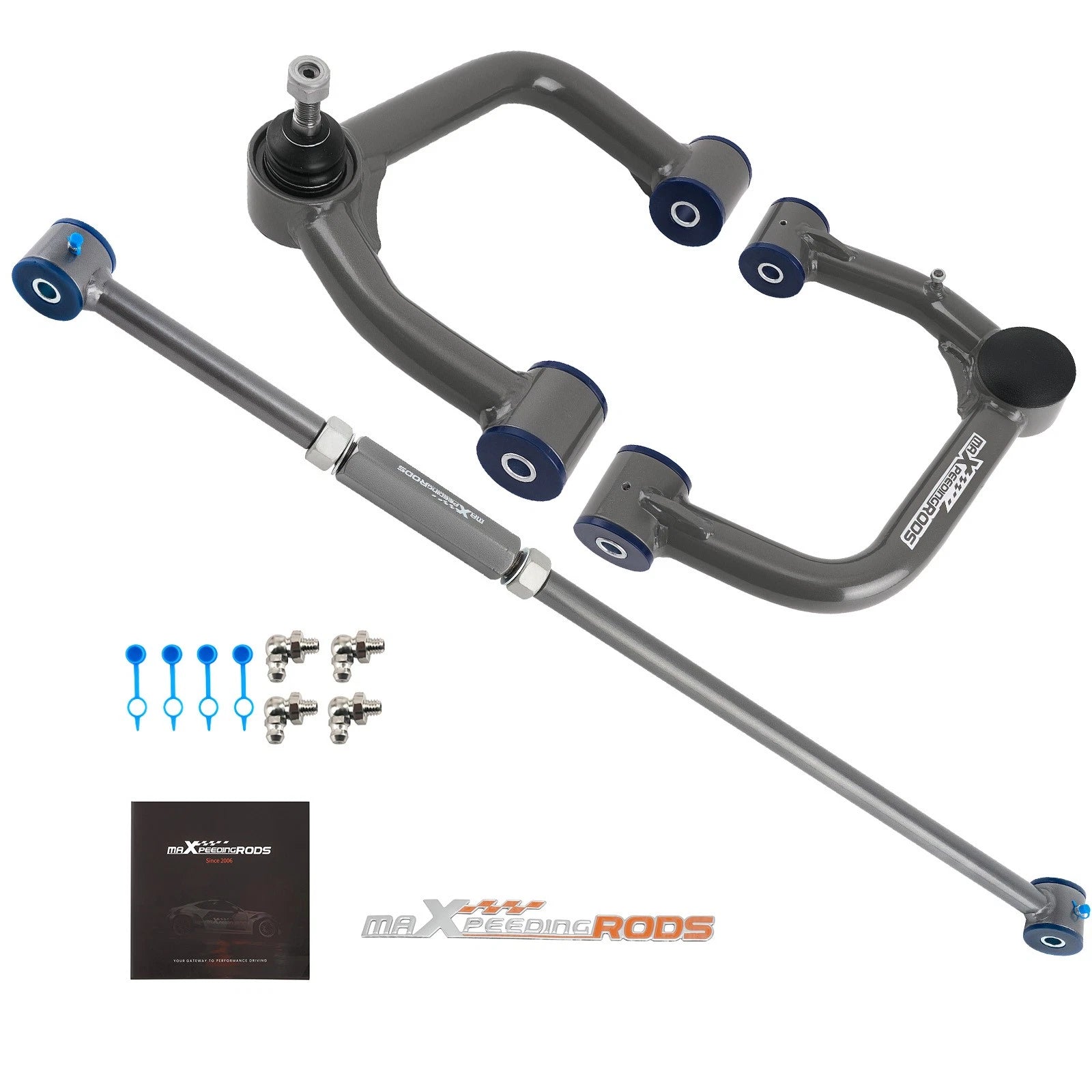 Front Upper Control Arms + Rear Track Bar for Toyota FJ Cruiser (2007–2014)