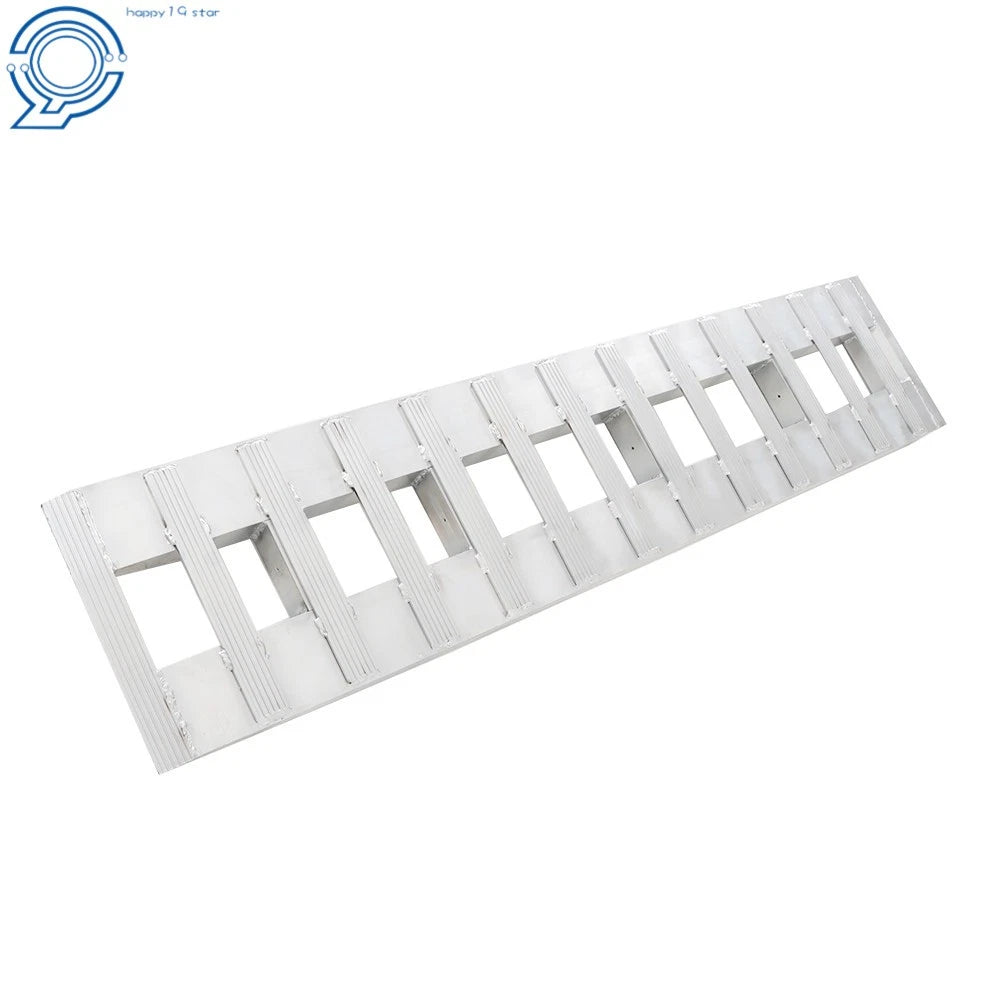 Set of 2 Aluminum Hook Ramps for Car Truck Trailer (6500 lbs Capacity)