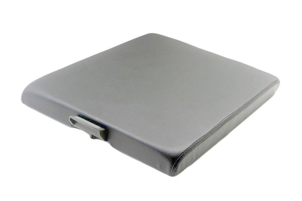 Leather Synthetic Console Armrest Cover for Nissan Titan (2004–2014) Gray