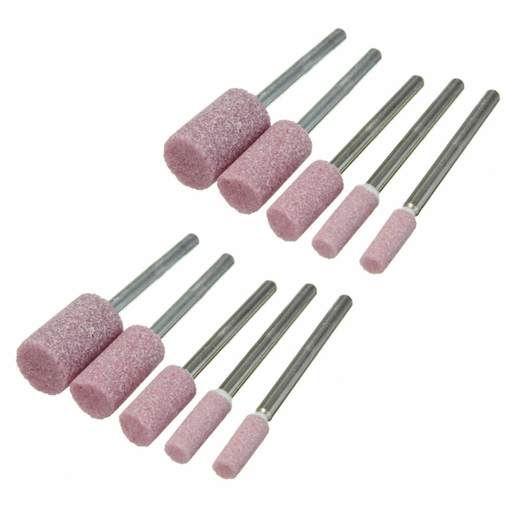 10Pcs Abrasive Mounted Stone for Rotary Tool Grinding Polishing
