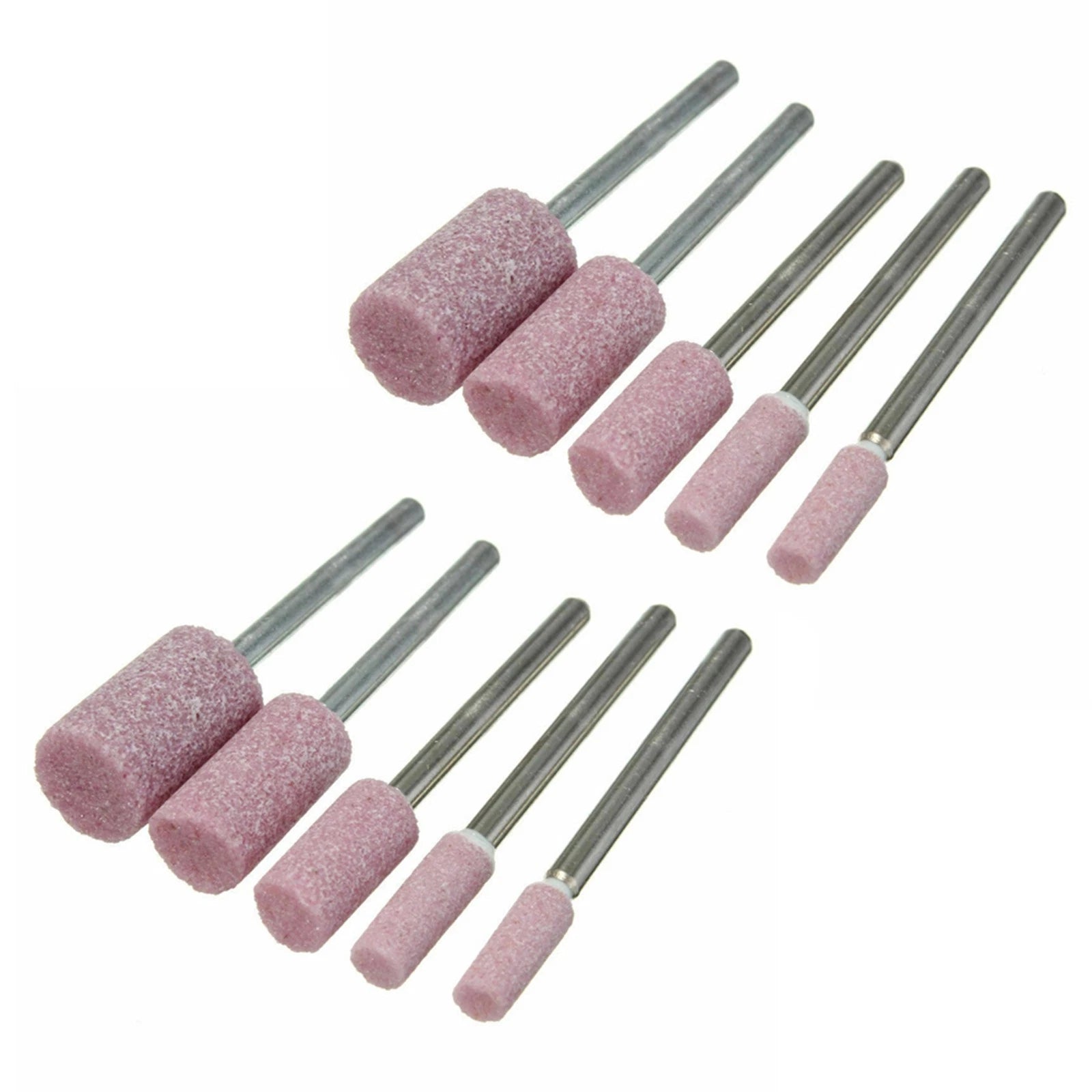 10Pcs Abrasive Mounted Stone for Rotary Tool Grinding Polishing