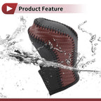 Gear Shift Knob Cover for Nissan Maxima (1 Pc, Black Brown Faux Leather)