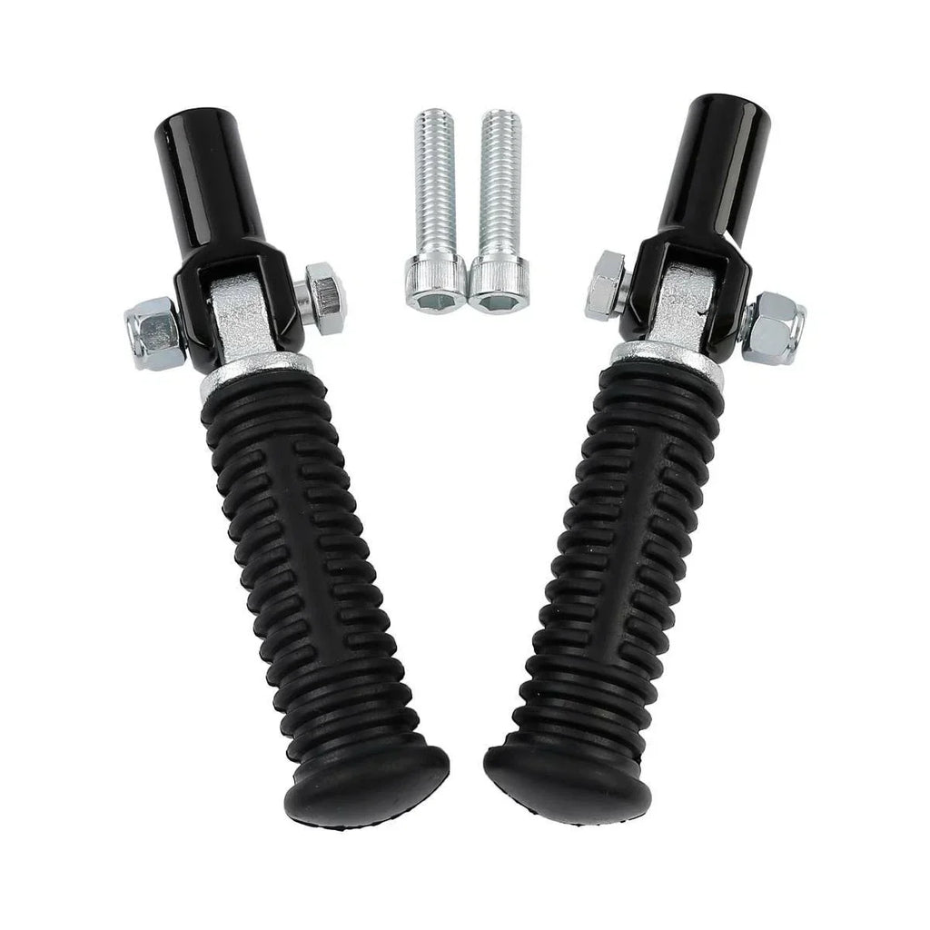 Black Passenger Footpeg Clevis Support Mount for Harley Softail (2000-2006)
