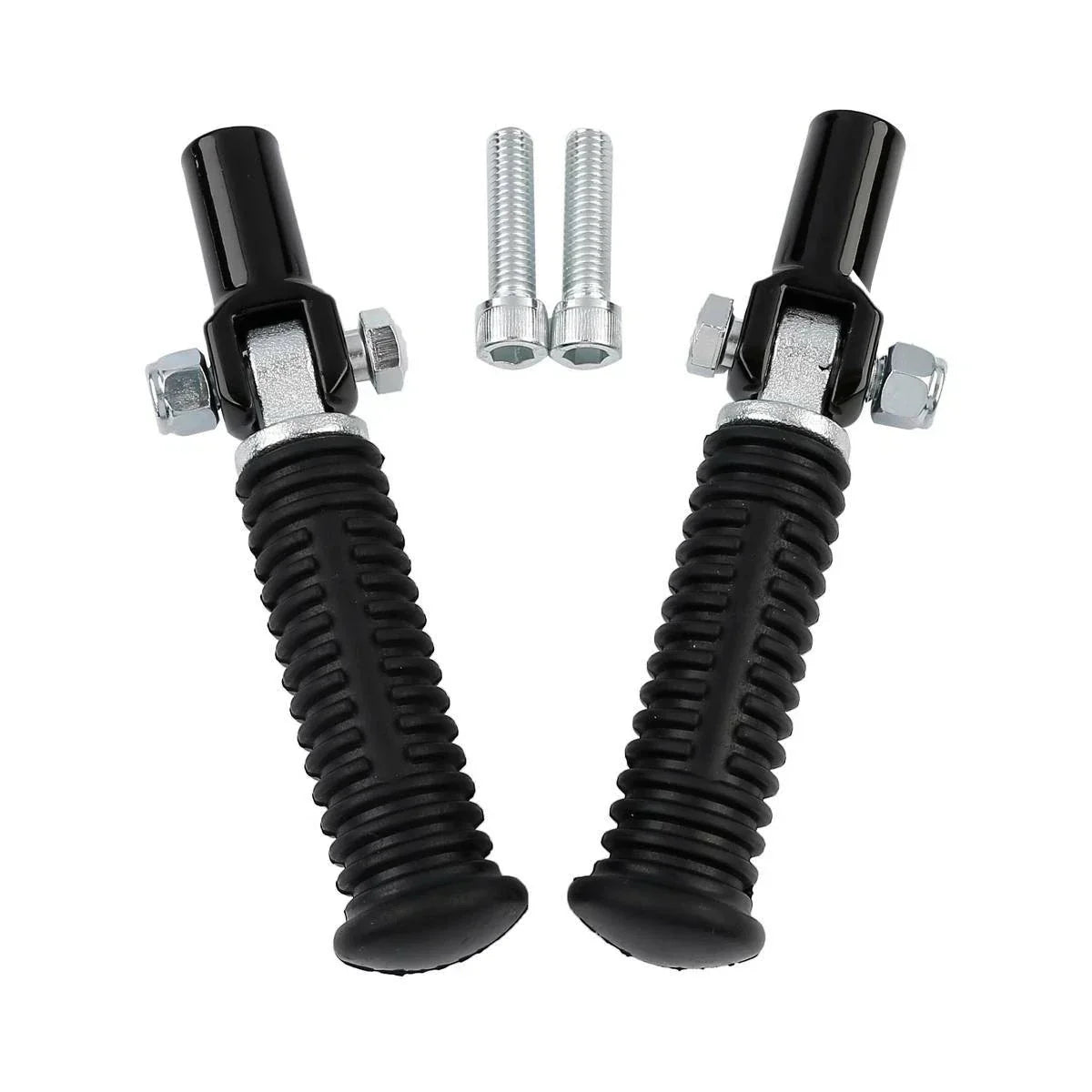 Black Passenger Footpeg Clevis Support Mount for Harley Softail (2000-2006)