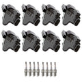 Set of 8 Ignition Coils & NGK Spark Plugs for H2 Silverado 1500 (2001–2006)
