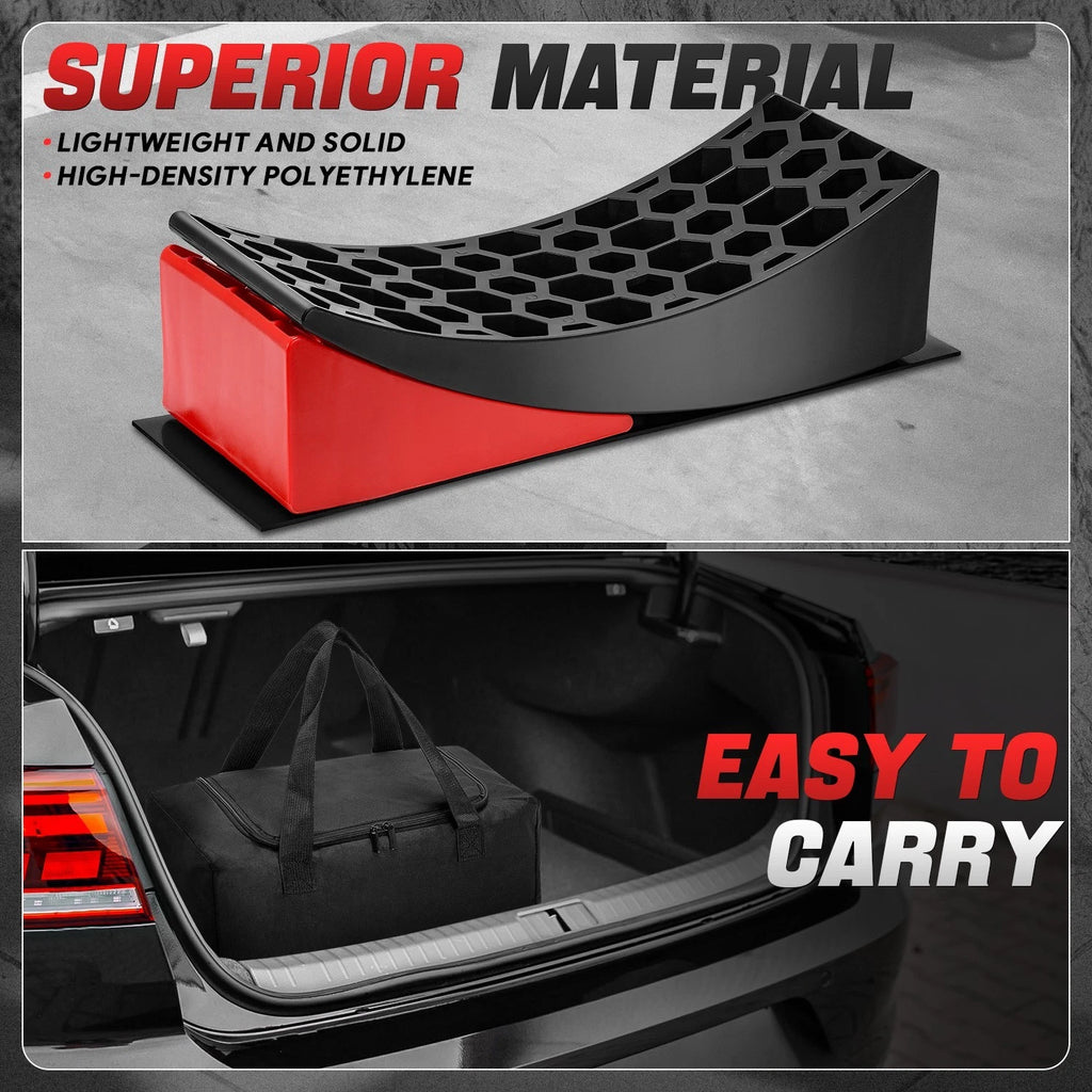 Honeycomb Leveling Ramp for Camping Cars (15.7" X 4.4" X 6", 27000LBS Capacity)