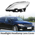 1 Pcs Headlight Lens Cover for Lexus LS460 (2007–2009) PC Clear