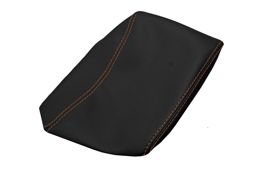 Console Lid Armrest Cover for Ford Bronco (2021–2024) Orange Stitch