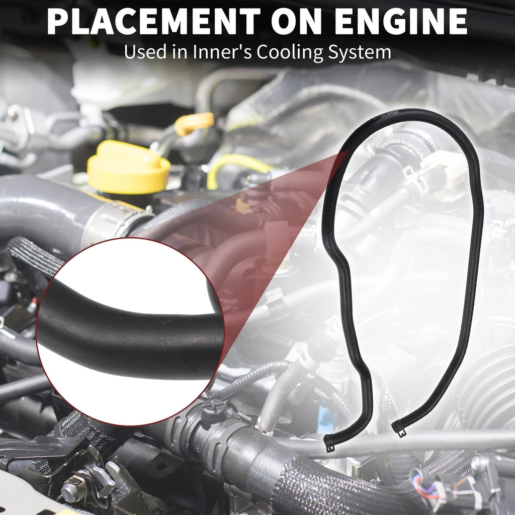 Radiator Hose for Ford C-Max (2007–2010) No. 3M5H8C012CH | Black