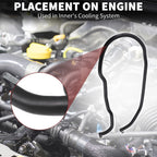 Radiator Hose for Ford C-Max (2007–2010) No. 3M5H8C012CH | Black