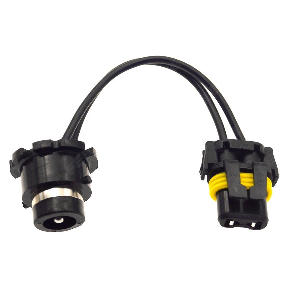 D2 to 9006 Headlight Adapter Cable for D2R D2S (HID LED Bulb Sockets)