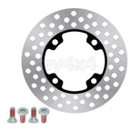 Front Brake Disc Rotor w/Bolts for Yamaha Kodiak 400 450, Wolverine 350 450, Bruin (1993–2023)