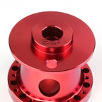 Red Aluminum Steering Wheel Hub Adaptor for 240SX 300ZX Sentra Maxima (6-Hole)