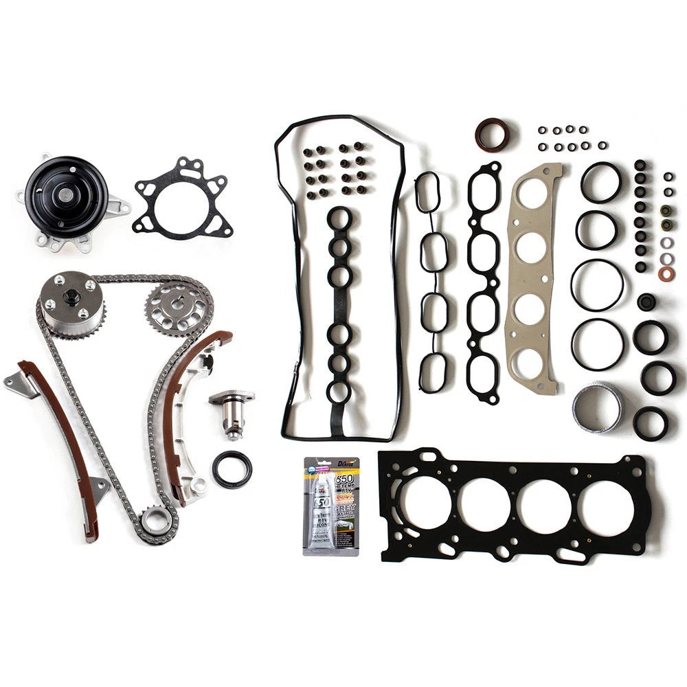 Timing Chain Kit, Head Gasket Set, Water Pump for Toyota Corolla (2000–2007)
