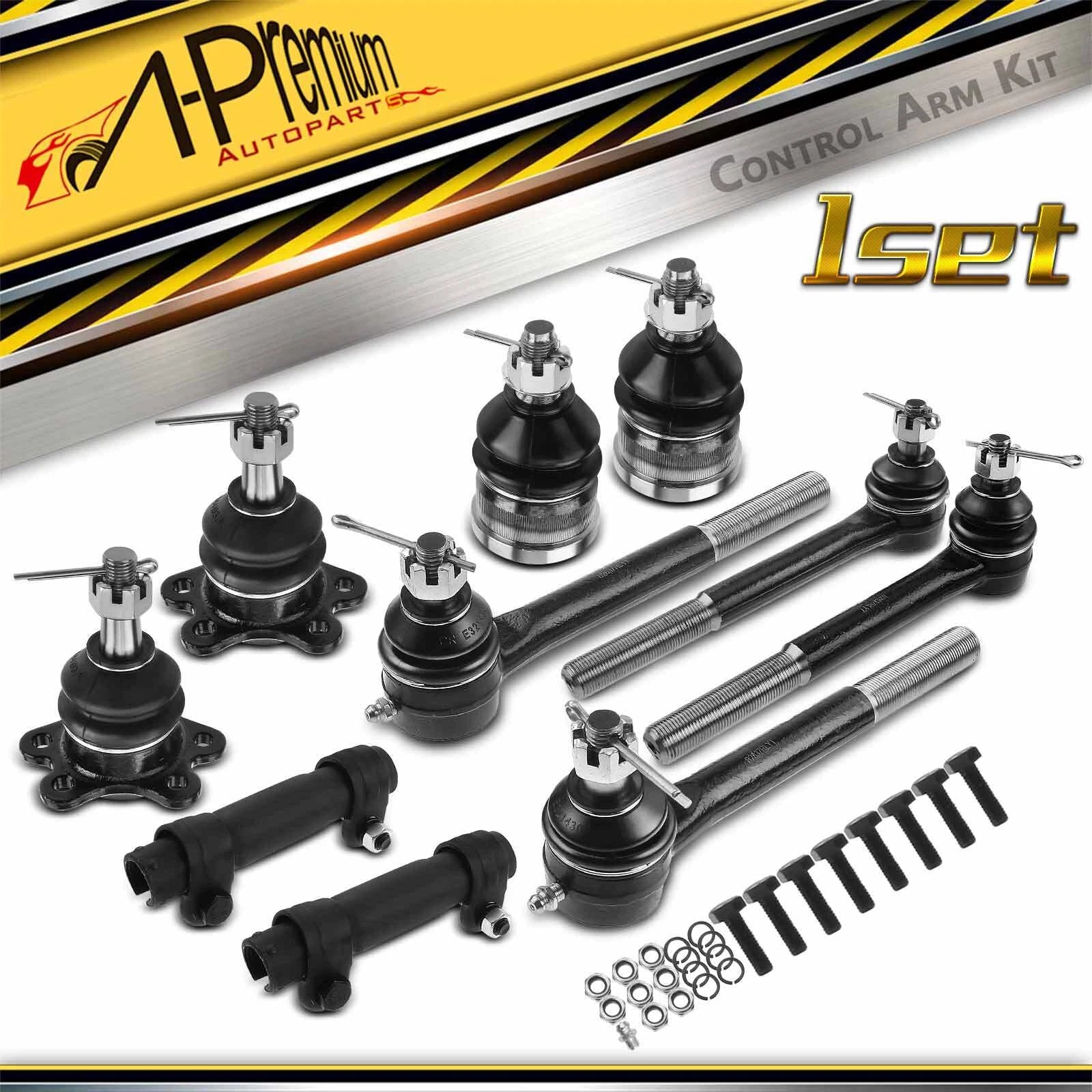 10x Tie Rod End Ball Joint for GMC Chevrolet C1500 C2500 (1988â1992)