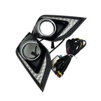2X Front Fog Lamp Bezels for Mitsubishi Outlander Sport (2016–2018)