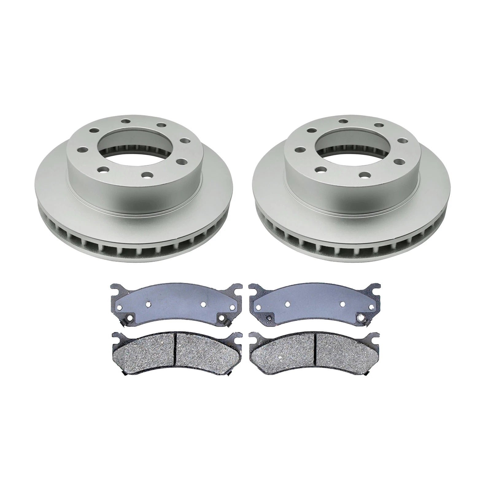 Front Brake Kit Set of 4 for GMC Sierra, Yukon XL (2014–2020) - 325mm Disc Rotors, Ceramic Pads