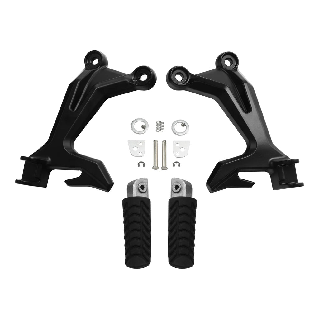 Rear Passenger Footrests Foot Peg Brackets for Kawasaki Ninja 650 Z650 (2017–2025)