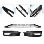 Front Lower Bumper Grille for Audi A4 B8PA (2013–2015) Black Sport Style