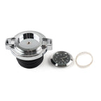 Chrome Fuel Gas Tank Oil Cover with Clock for Harley Sportster 883 (2004–2023)